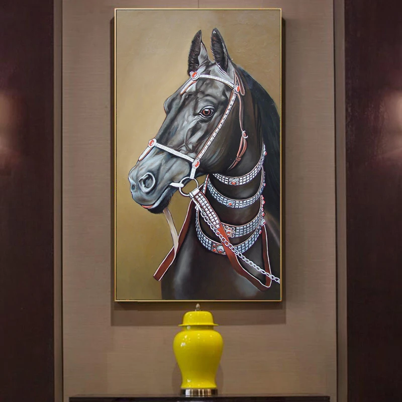 

Modern Horse Canvas Art Paintings On The Wall Posters And Prints Animals Wall Pictures For Living Room Wall Decoration Cuadros