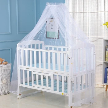 

Babys Girl Boy Bed Room Mosquito Nets Mesh 6 Colors 160*450CM Dome Curtain Decorations Net Toddler Crib Cot Canopy Anti Mosquito