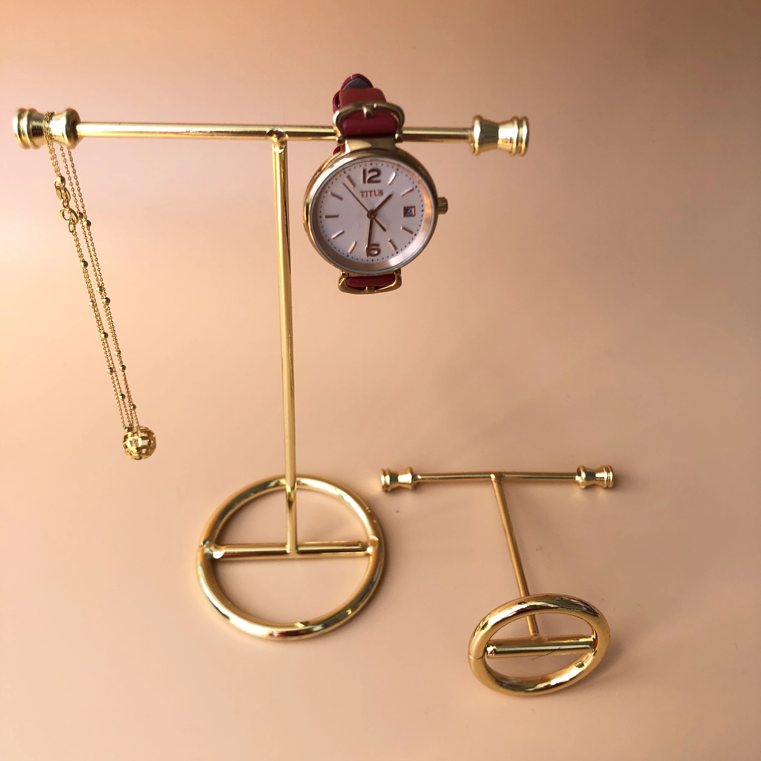 Металлический держатель для ювелирных изделий витрина браслетов Т-образный