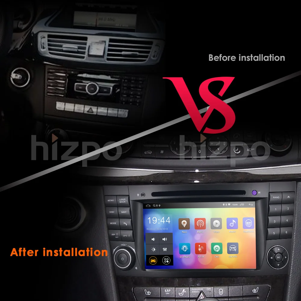 Flash Deal 2 din Android 8.1Car Radio CAR DVD Player For Mercedes W211 W219 W463 CLS350 CLS500 CLS55 E200 E220 E240 E270 E280 AudioStereo 7