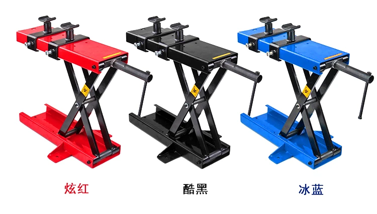 500 кг ножничный домкрат-подъемник подъемные краны ремонт мотоциклов Стенд Центр ножничный подъемник скамейка для мастерской подъемный инструмент