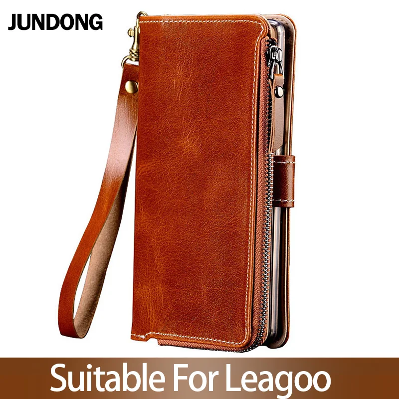 

For Leagoo Power 2 Kiicaa Power M7 M8 M9 M11Plus S8 S8 Pro T5 T8s CaseMultifunction Wallet Phone Bag Female Purse