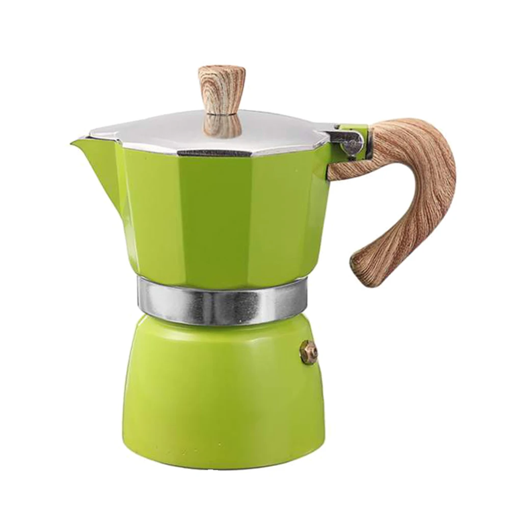 150ml/300ml Durable Moka Pot Aluminum Italian Espresso Coffee Maker Stove  Top Pot Kettle Latte Stove Coffeeware Mocha Coffee Pot