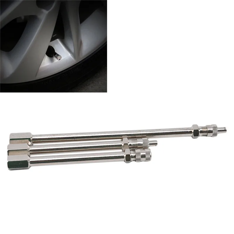 Car Auto Truck Brass Wheel Tire Valve Cap Tyre Stem Extension Pole Extender Steamboat Inflation Stems Automobiles Tool |