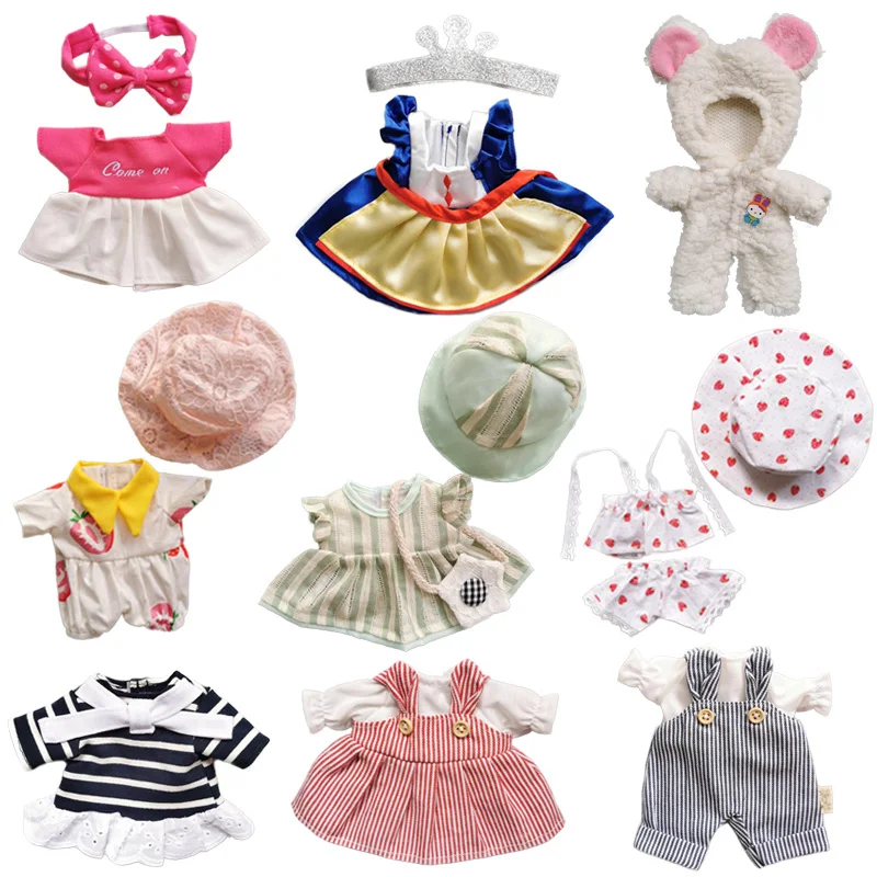 Doll Clothes Fit 25cm Baby Doll 1/6 Bjd Doll Toy New Born Doll Lovely