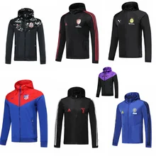 PSG куртка с капюшоном, ветровка, Survetement manitch 19 Юнайтед Дортмунд ЮВ, Arsenal Atletico Madrides ac Tottenham, куртка, пальто