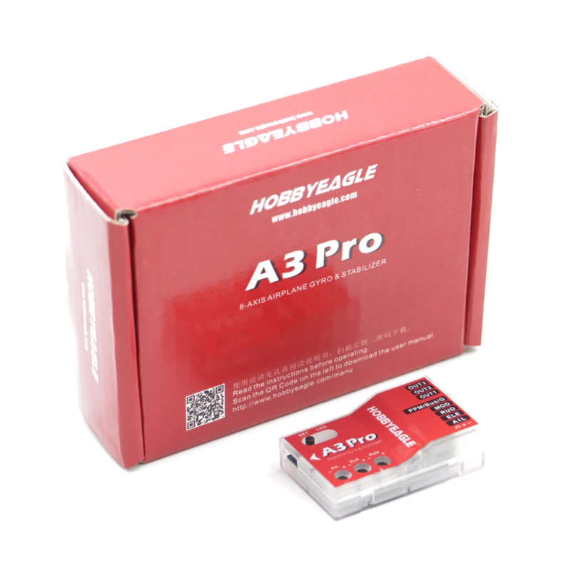 Натуральная HobbyEagle A3 Pro игровые джойстики 6-осевой самолет с гироскопом и стабилизатор Системы для RC 3D трюк самолет с неподвижным крылом