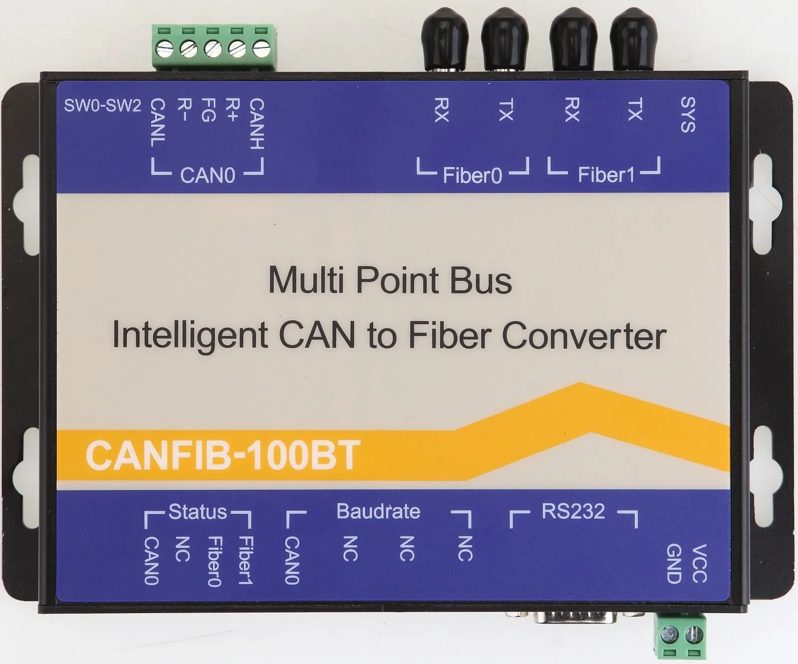 CANFIB-100BT (CANFiber-9000B) Интеллектуальная CAN-Шина в волокно (тип шины) | Безопасность и