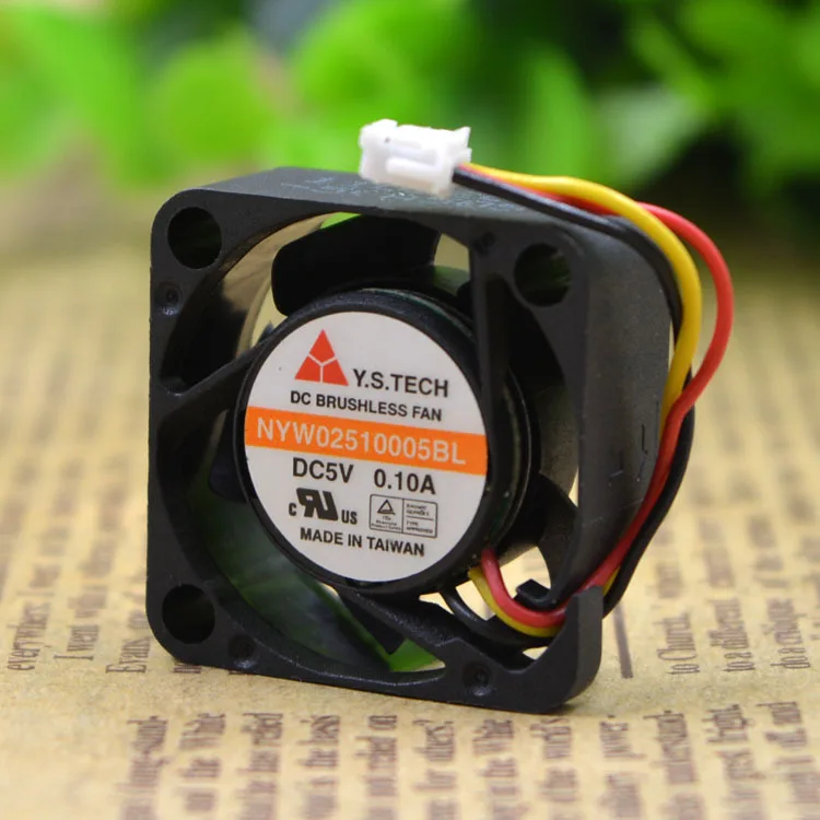 Для Yuanshan NYW02510005BL 25105V 0.1A 2 5 см/см мяч миниатюрный рассеивание тепла Охлаждение