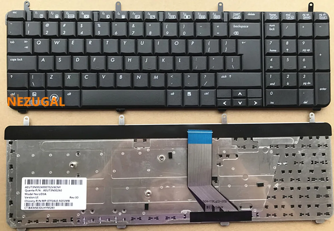 

Новая английская клавиатура для ноутбука HP PAVILION DV7-2000 DV7-2100 DV7-2200 DV7-3000 DV7-3100 dv7t-3000 Великобритании Клавиатура ноутбука