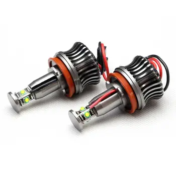 

Headlight Angel Eye Bulb 1 Pair For BMW E60 E87 E91 E93 1000LM 360 ° Aluminum H8