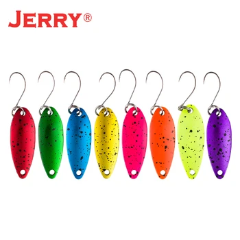 

Jerry Scorpio 3g 4,5g micro fishing spoon kit lake trout pike UV colors spinner bait glitter baubles freshwater