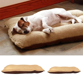 

Winter Warm Pet Dog Beds Mats For Small Medium Large Dogs Cat Washable Thick Filling Dog Cushion Kennel Pet House Mattress L-XXL