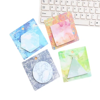 

1pack /lot Creative Colorful Tone Memo Pad Sticky Notes Stationery School Office Supplies