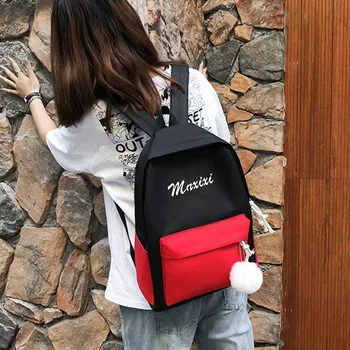 

Havit New Fashion Women School Backpacks Nylon Schoolbag for Teenagers Girls Cute Student Bag Boys Bolsas Mochilas 4Pcs/set
