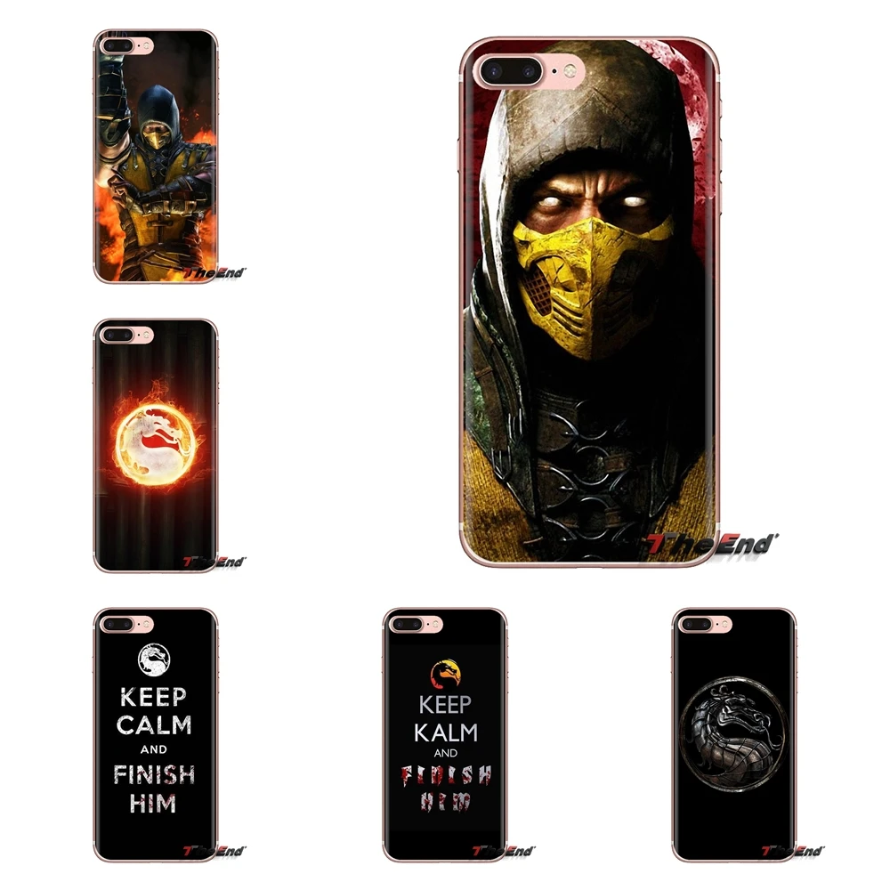 Мягкий прозрачный чехол для huawei mate Honor 4C 5C 5X6X7 7A 7C 8 9 10 8C 8X20 Lite Pro Scorpion in More Kombat X Mask |