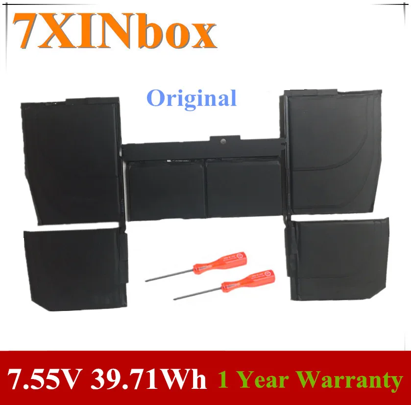 7XINbox 7 55 V 39.71Wh 5263mAh A1527 Аккумулятор для ноутбука Apple Macbook Pro Retina 12 &quotA1534 2015 2016 2017 год