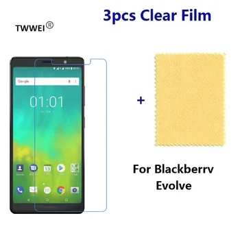 

3 Pcs Plastic Soft Protective Film for Blackberry Evolve LCD Screen Protector Foil Film Plastic Film(Not Glass)