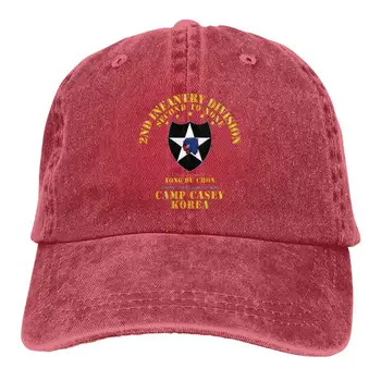 

2nd Infantry Div - Camp Casey Korea - Tong Du Chon Neutral Adjustable Baseball Cap