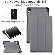 Магнитный чехол для huawei mediapad m6 8,4 ''VRD-AL09 VRD-W09 откидная подставка из искусственной кожи чехол для huawei m6 8,4 чехол+ подарок