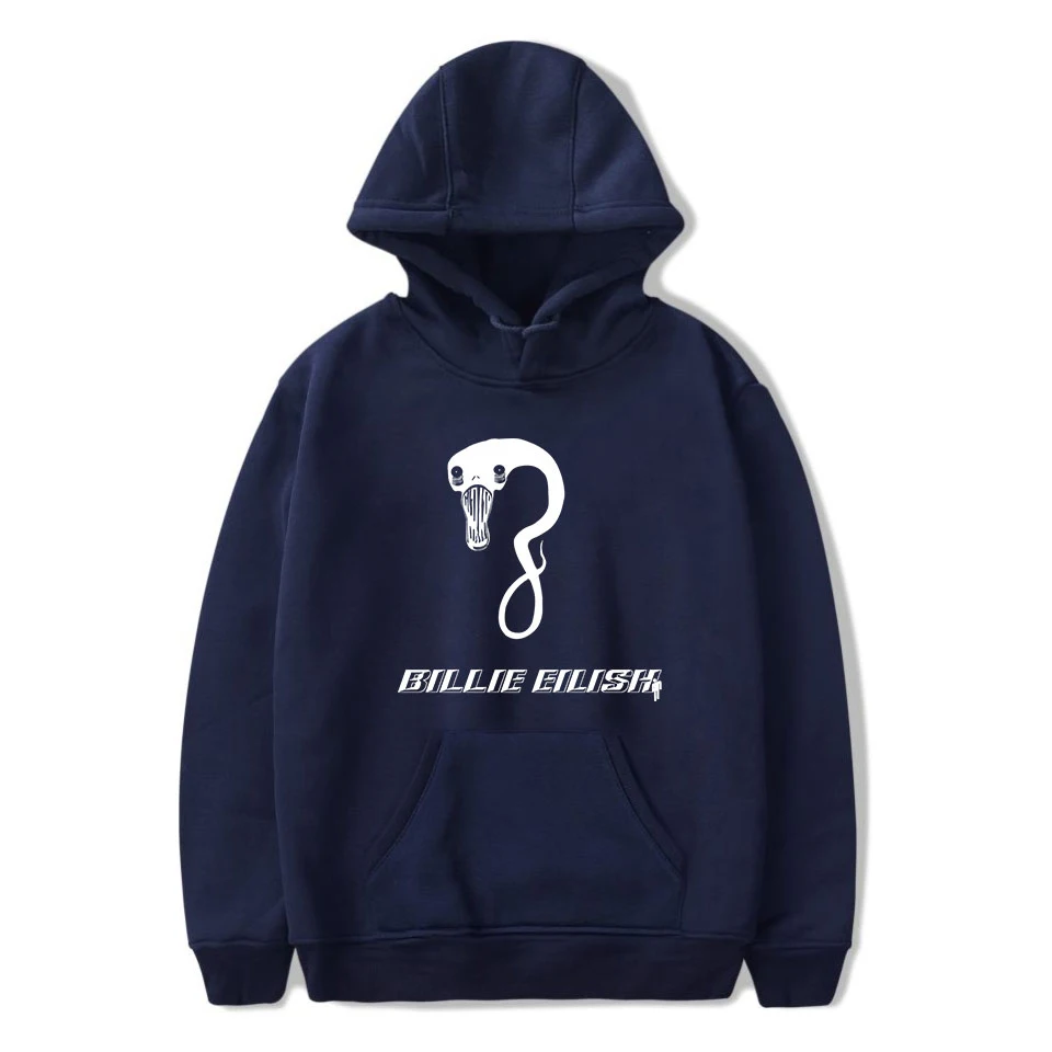 Толстовки с принтом Billie Eilish, женская и Мужская толстовка, известный певец, женские пуловеры с капюшоном, худи Billie Eilish, черная уличная одежда
