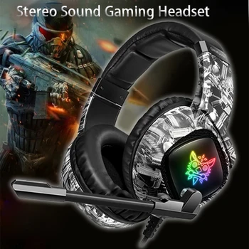 

Camouflage 3.5 MM Gaming Headset with Microphone for Xbox One for PS4 PC