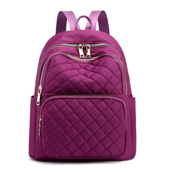 

2019 New Style Fashion Spiraea Diamond-Quilted WOMEN'S Bag Women's Shoulder Backpack Outdoor Leisure Bag Travel Bag STUDENT'S Ba