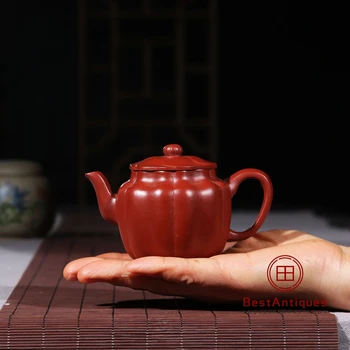 

Yixing Zisha Teapot Purple Clay Teapots Handmade Linghua Gongdeng 150cc