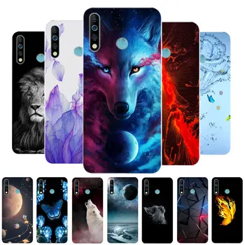 Перейти на Алиэкспресс и купить Для TECNO Camon 12 чехол Camon 12 воздушный бампер Силиконовый ТПУ мягкий чехол для телефона TECNO Spark 4 Camon 12 Camon12 чехол с рисунком