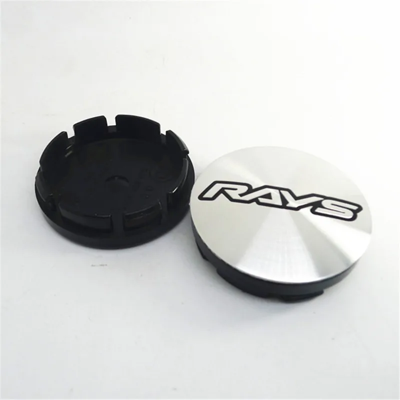 4pcs 56mm 53mm Volk Rays Racing Wheel Center Caps Hub Car Styling Rims Replacement Rims Cover Emblem Badge Auto Accessories