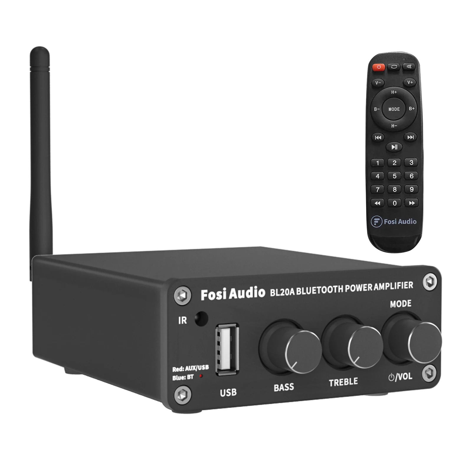 fosi áudio 100w mini alta fidelidade classe