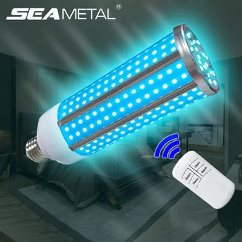 

60W UV Germicidal Light E27 Ultraviolet UVC Light Remote Control Disinfection Lamp Clean Air Kill Mites For Home Room Kitchen