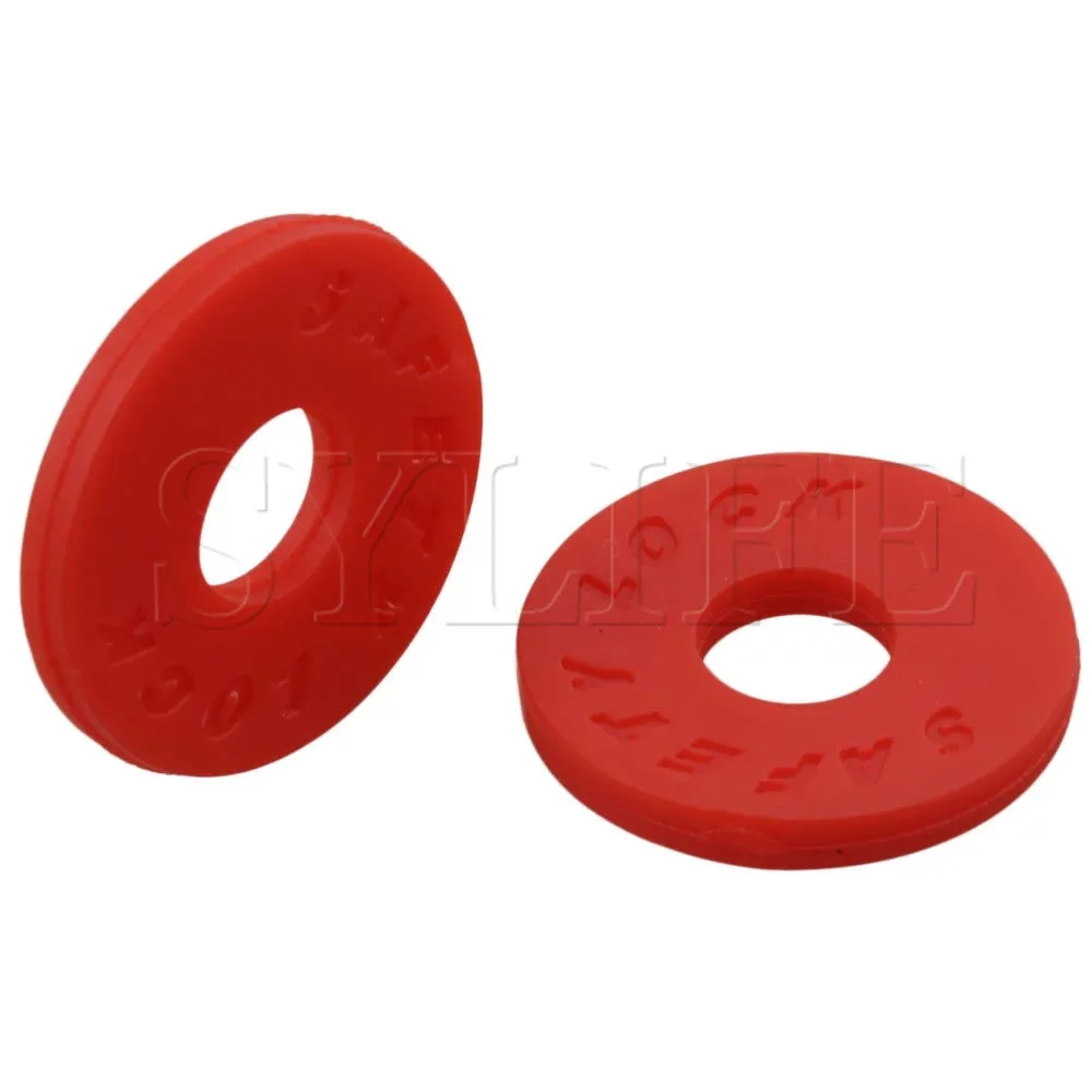 10Pieces Guitar Savers Strap Lock 25mm OD 9mm ID Musical Accessory Red|Детали и аксессуары для гитар| |