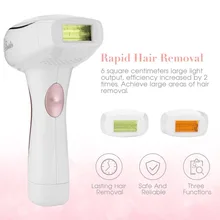 110-240V FDA IPL Laser Epilator Hair Removal Lady LCD Permanent Bikini Trimmer Machine Electric Depilatory depilador a laser