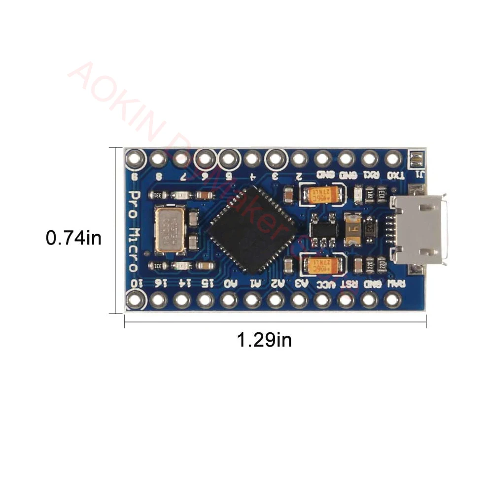 Arduino pro micro ATMega32U4 5V development board