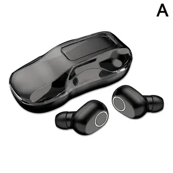 

B02 TWS Bluetooth Wireless Headphone Car Shape Design Waterproof Power Display Earphones Fashion Binaural HD Call Stereo Headset