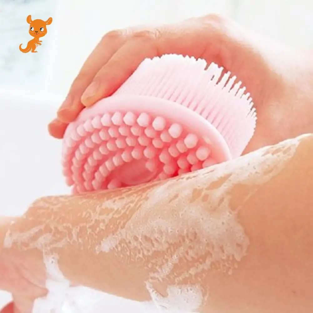 

Baby Infant Soft Silicone Bath Brush Spiky Sensory Theraphy Skin Cleaning Tool baby gifts baby gifts newborn