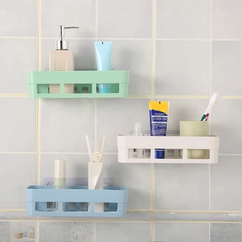 

Bathroom Shelf Kitchen Adhesive Storage Rack For Home Decoration Corner Shower Shelf Adhesive Storage Rack Accessories Decor