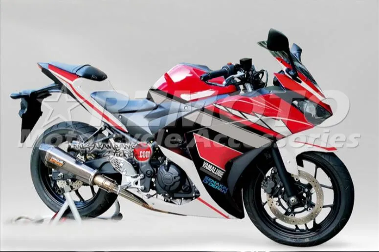 4 подарки стиль ABS литьевая форма мотоцикл Обтекатели подходит для YAMAHA R3 R25- 15-19 Кузов Набор красный белый черный холодный