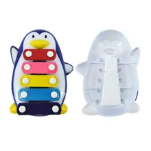 Детские игрушки для детей барабан 5-Примечание Ксилофоны музыкальные игрушки Развитие знаний Пингвин музыкальные игрушки инструменты musicais infantil