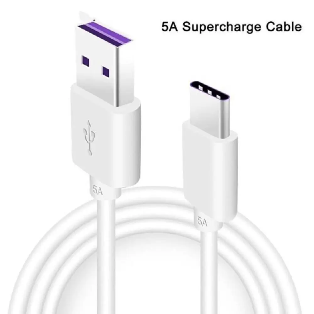 Кабель USB type c 1 м кабель передачи данных 5А быстрой зарядки оригинальный C