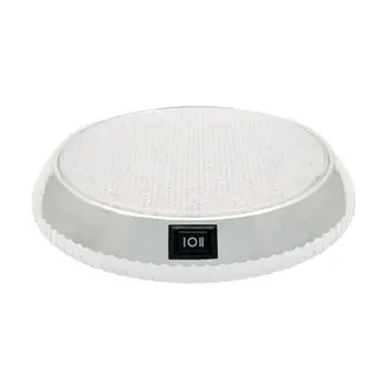 

12V White LED Roof Lights Interior Ceiling Lamp For Car Plastic Reading Light 46led Camping Boat Car Vehicle 1pcs