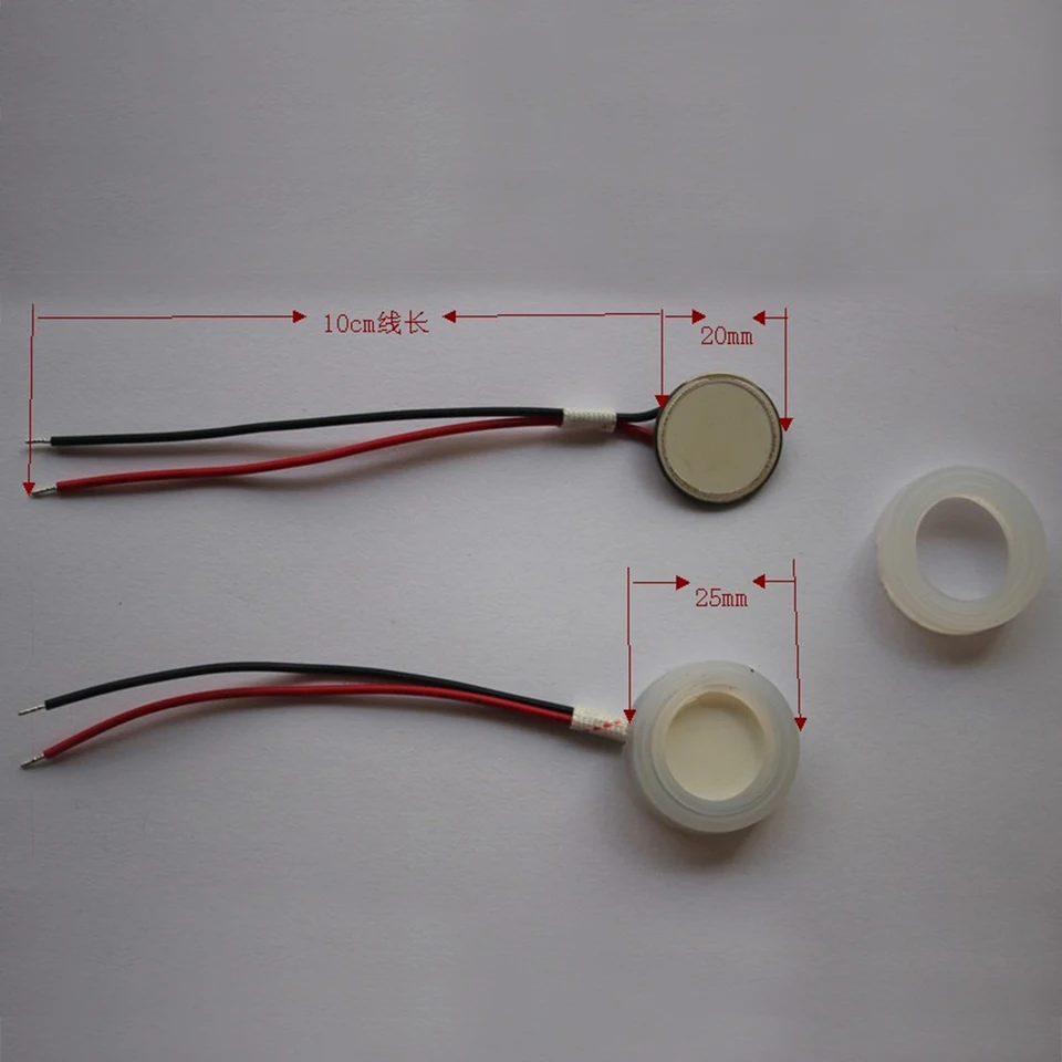 Water Mister Pump Fogger Necvior 20mm Ultrasonic Mist Maker Fogger Ceramic Discs For Mini Humidifier Replacement Disc Fogger