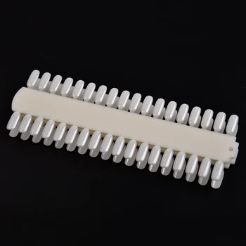 

Rolabling 10pcs/Lot DIY Portable Polish 76 color Nail Design Nail Practice Tips Display Palette Tool nail display for nail art