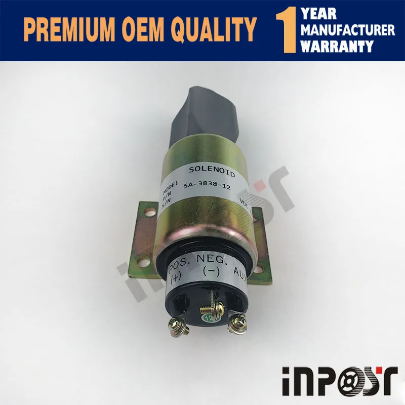 SA-3838-12 2003-12E7U1B1S2A 12 В 3 Терминалы остановки электромагнитный клапан для Cummins
