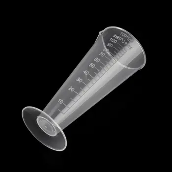 

1PC 100ml Laboratory Bottle Lab Kitchen Plastic Measuring Cup Measuring Cup