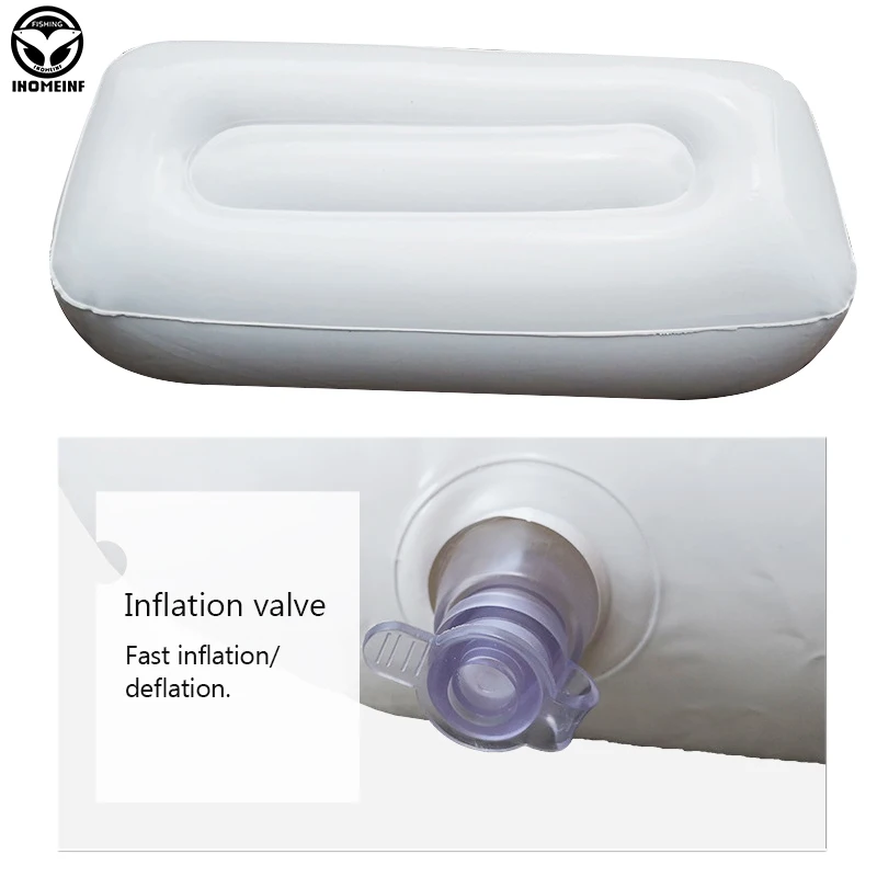 Description Picture 6 of itemInflatable Cushion Lightweight Thickened PVC Boats Seat Mats For Fishing Boat/Kayak/Canoe/Rowing Seat Pillow 56*27*15cm