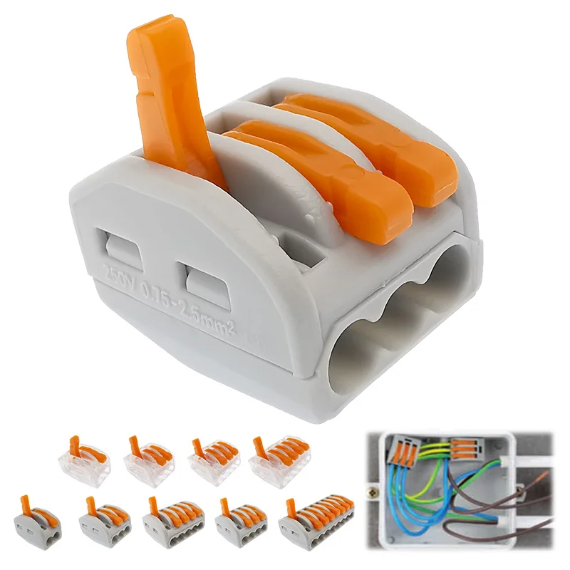 

wire connector rgb connector connecteur electrique Household quick connector Mini quick universal connection terminal