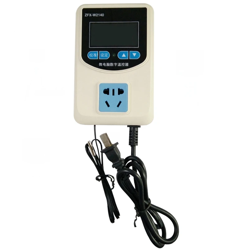Multi ZFX-W2140 цифровой термостат AC220V 1500 Вт 2200 Вт ЖК-дисплей регулятор температуры для обогревателя кулер Интеллектуальный термостатический Sw - Цвет: Multi