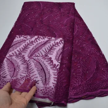 

10 colors ( 5yards/pc ) Newest design African net lace fabric fully embroidered tulle lace wholesales for wedding party FLP1046